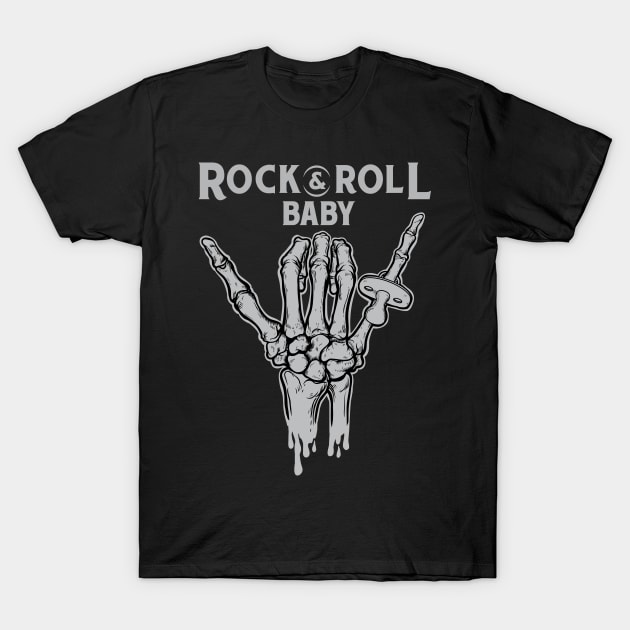 rock & roll baby T-Shirt by cithu09